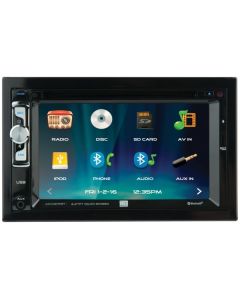 Dual XDVD276BT XDVD276BT Double-DIN 6.2-In. DVD/CD Receiver with Bluetooth