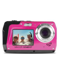 Minolta MN40WP-PK 48.0-Megapixel Waterproof Digital Camera (Pink)