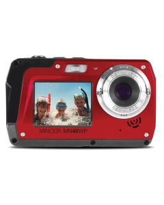 Minolta MN40WP-R 48.0-Megapixel Waterproof Digital Camera (Red)