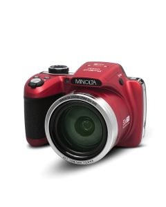 Minolta MN53Z-R 16.0-Megapixel 53x Zoom Bridge Camera (Red)