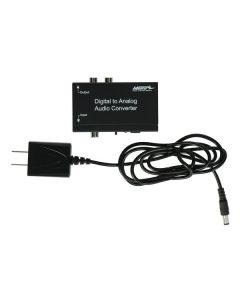 Metra CS-DAC2 Digital TOSLINK/Optical SPDIF to RCA Audio Converter