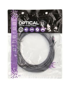 Ethereal MHX-T15 MHX Series TOSLINK Digital Optical Audio Cable, 49.2 Ft.