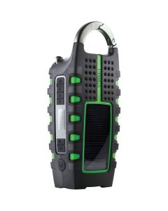 Eton NSP101WXGR Scorpion II AM/FM/NOAA Weatherband Radio and Flashlight, Black and Green