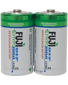 FUJI ENVIROMAX 4200BP2 EnviroMax C Super Alkaline Batteries, 2 pk