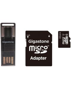 Gigastone GS-4IN1600X32GB-R Prime Series microSD Card 4-in-1 Kit (32 GB)