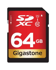 Gigastone GS-SDXC80U1-64GB-R Prime Series SDHC Card (64 GB)