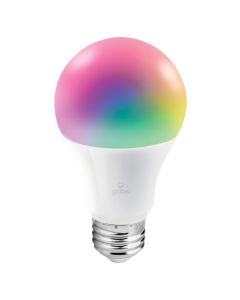 Globe Electric 34212 A19-Shape E26-Base Wi-Fi Smart Color-Changing-RGB Tunable-White 60-Watt-Equivalent Frosted LED Light Bulb (1 Pack)