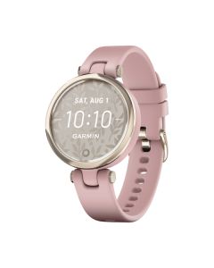 Garmin 010-02384-03 Lily Sport Edition Smartwatch (Cream Gold/Dust Rose)