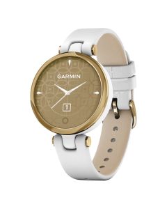 Garmin 010-02384-A3 Lily Classic Edition Smartwatch (Light Gold/White)