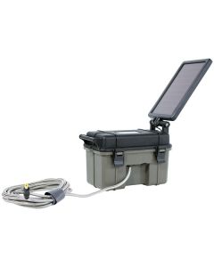 HME HME-12VBBSLR 12-Volt Battery Box with 2-Watt Solar Panel