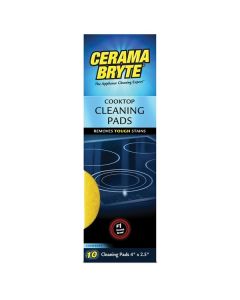 Cerama Bryte 29106 Ceramic Cooktop Cleaning Pads, 10 Pk