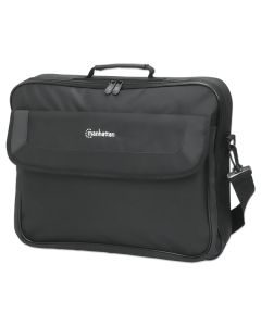 Manhattan 439992 Cambridge Clamshell Notebook Bag, 17.3-In., Black