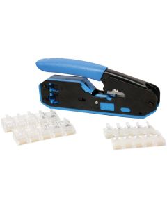 IDEAL 33-396 Data/Voice RJ45/RJ11 Crimp Tool Kit