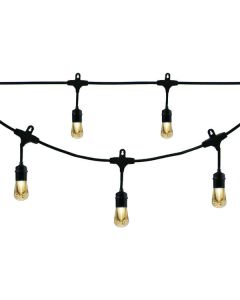 Enbrighten Cafe Vintage 35631 Vintage LED Cafe Lights (48ft; 24 Acrylic Bulbs)