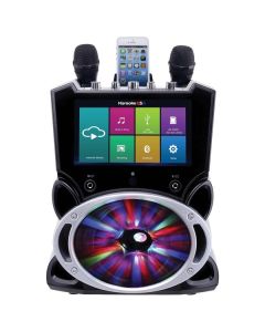 Karaoke USA WK849 Complete Wi-Fi Bluetooth Karaoke Machine with 9-Inch Touch Screen