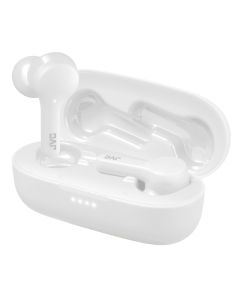 JVC HA-A8TW HA-A8T In-Ear True Wireless Stereo Bluetooth Earbuds with Microphone and Charging Case (White)