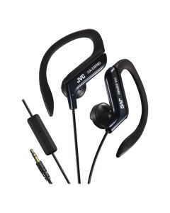 JVC HAEBR80B In-Ear Sports Headphones with Microphone and Remote (Black)