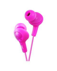 JVC HAFX5P Gumy Plus Inner-Ear Earbuds (Pink)