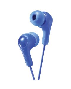 JVC HAFX7AN Gumy Plus Inner-Ear Wired Headphones (Blue)