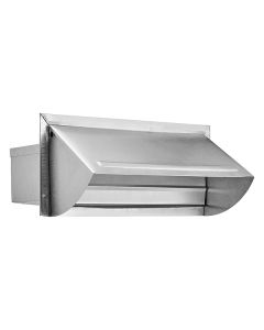 Lambro 106R 3.25-In. x 10-In. Aluminum Wall Cap