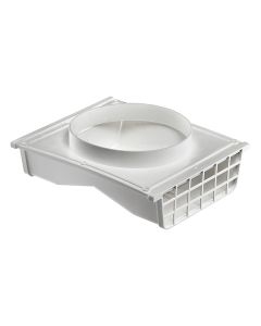 Lambro 164W 4-In. or 6-In. White Plastic Under-Eave Vent