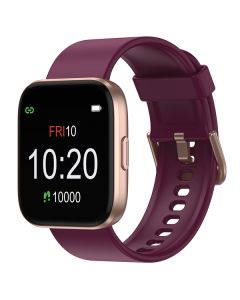 Letsfit 843785124963 IW1 Bluetooth Smart Watch (Purple/Gold)