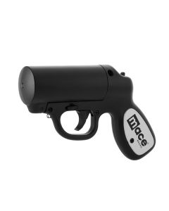 Mace Brand 80585 Matte Black Pepper Gun with Strobe LED