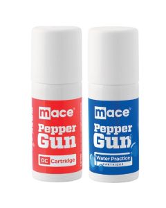 Mace Brand 80822 Replacement OC Pepper and Practice Water Cartridge for Pepper Guns