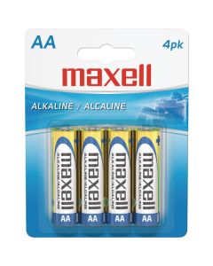 Maxell 723465 - LR64BP AA Alkaline Batteries (4 Pack)