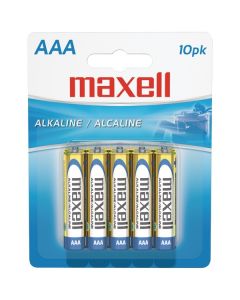 Maxell 723810 - LR0310BP AAA Alkaline Batteries (10 Pack)