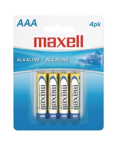 Maxell 723865 - LR034BP AAA Alkaline Batteries (4 Pack)