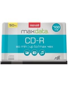 Maxell 623251/648250 CD-R 48x 700 MB/80-Minute Blank Discs on Spindle (50 Pack)