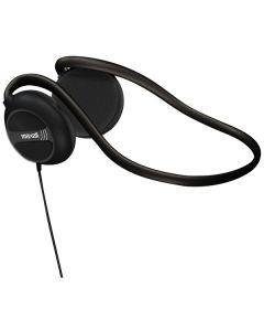 Maxell 190316 On-Ear Stereo Neckband Headphones, Black, NB-201