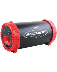 Naxa NAS-3084 RED BOOMER IMPULSE LED Bluetooth Boom Box (Red)