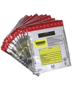 Nadex Coins NCS1-0001 Tamper-Evident 9-In. x 12-In. Clear FRAUDSTOPPER Bank Deposit Bags (500 Pack)