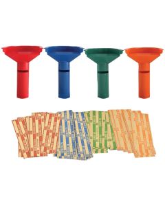 Nadex Coins NCS8-1002 Easy-Wrap 4-Coin Tube Set with Coin Roll Wrappers