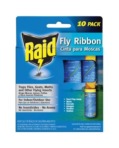 Raid FR10B-RAID Fly Ribbon, 10 pk