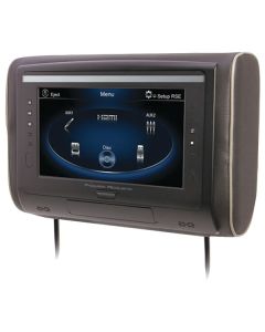 Power Acoustik H-94 9" LCD Universal Headrest with IR & FM Transmitters & 3 Interchangeable Skins (Monitor only)