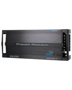 Power Acoustik RZ4-2000DSP Razor Series RZ4-2000DSP 2,000-Watt-Max 4-Channel Class D Amp with DSP and Bluetooth