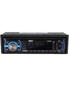 Pyle PLMRB29B Single-DIN In-Dash Digital Marine Stereo Receiver with Bluetooth (Black)