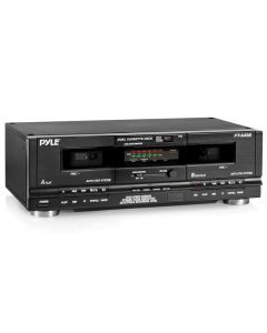 Pyle PT649D Dual Cassette Deck