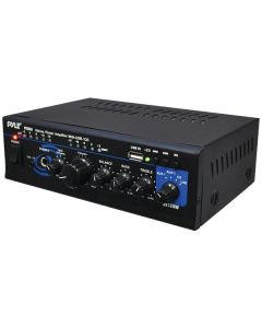 Pyle PTAU45 120-Watt x 2 Stereo Power Amp with USB Reader