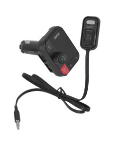 Pyle PBT97 Bluetooth-Streaming FM Transmitter Adapter with Detachable Microphone