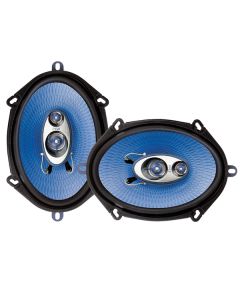 Pyle PL573BL Blue Label 5-Inch x 7-Inch/6-Inch x 8-Inch 300-Watt-Max 3-Way Coaxial Speakers