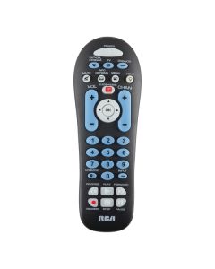 RCA RCR313BEV 3-Device Backlit Big-Button Universal Remote, Black