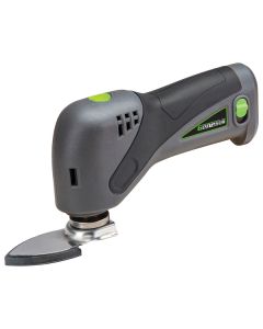 Genesis GLMT08B 8-Volt Li-Ion Cordless Oscillating Tool with Battery Pack, Charger, and Sandpaper