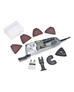 Genesis GMT25T 2.5-Amp Variable-Speed Multipurpose Oscillating Tool with 17-Piece Accessory Set