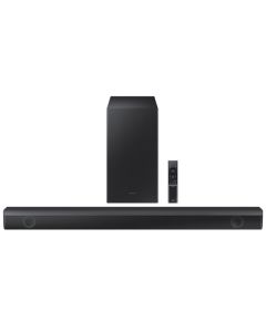 Samsung HW-B550/ZA Bluetooth 2.1-Channel Dolby Audio/DTS Virtual:X 33.9-In. Sound Bar, with Subwoofer and Remote, Black