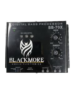 Blackmore Pro Audio BB-70X BB-70 Mobile Audio Digital Bass Processor with Dash-Mount Remote