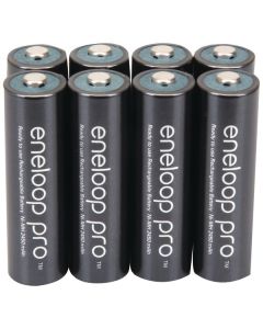 Panasonic BK-3HCCA8BA eneloop Rechargeable XX Batteries, AA (8 Pack)